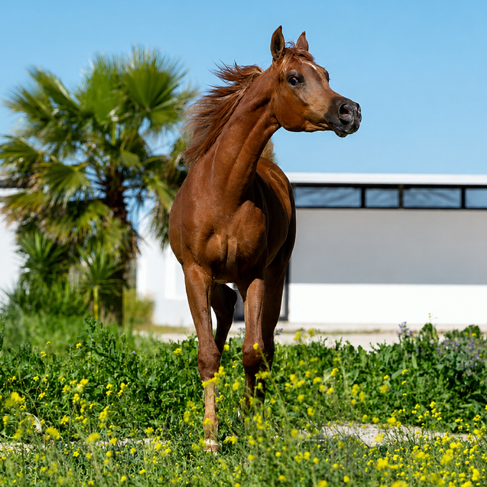 2025 Very promising tall Arabian filly with super pedigree, S0191
